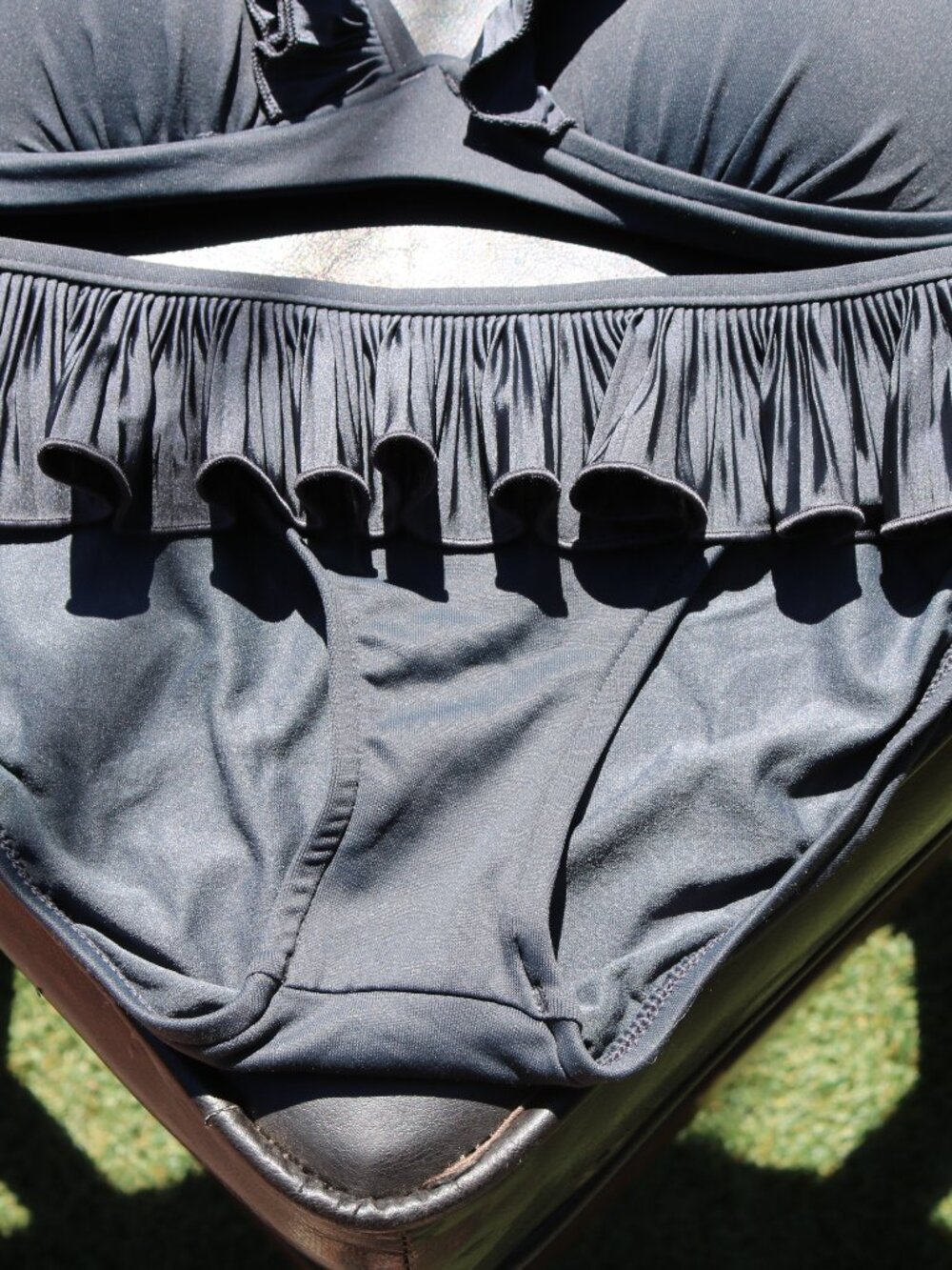 vintage Seafolly Australia ruffle bikini set - Picture 3 of 9